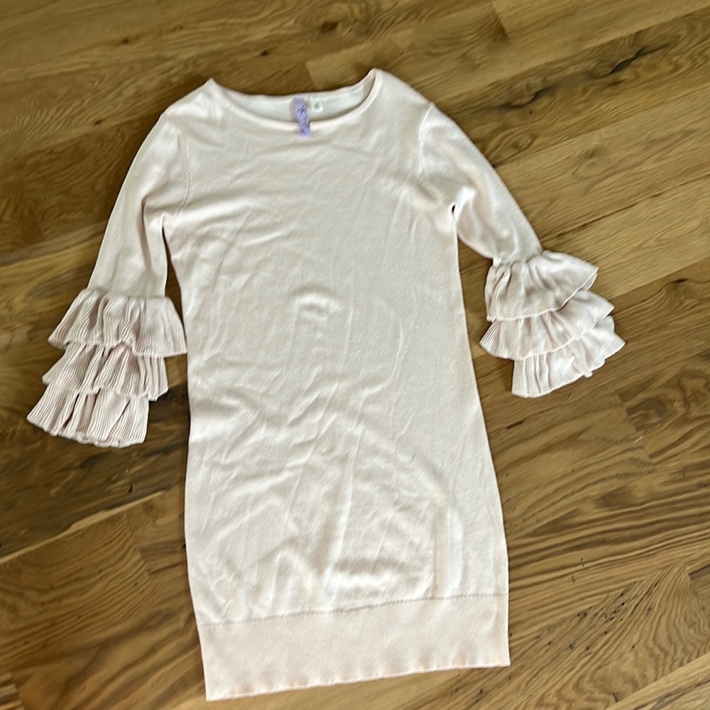 Womens Light Pink Sweater Dress From Francesca’s, Size XS